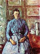 Paul Cezanne kvinna med kaffekanna china oil painting artist